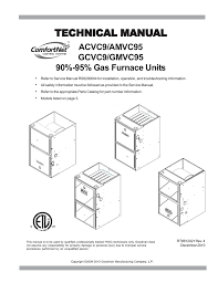 Goodman Gcvc95 9 Gmvc95 Technical Information Manualzz