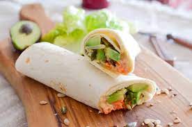 Veggie Wrap Au Houmous Les Pepites De Noisette