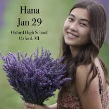 Oxford High School Hannah
