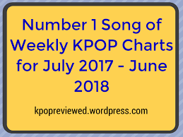 Special Number 1 Songs From July 2017 June 2018