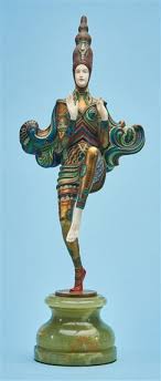 Figurines rare art deco vatican. Gerdago Iro A Rare Art Deco Bronze And Ivory Figure Of A Dancer Mutualart