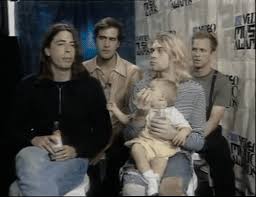 Frances bean cobain, courtney love and dave grohl national photo group; Nirvana Frances Bean Cobain Gif Find On Gifer