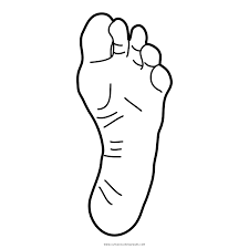 Gloria outline happy feet coloring pages : Foot Coloring Page Ultra Coloring Pages