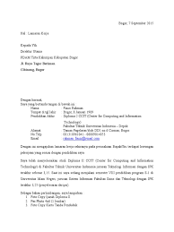 Contoh surat lamaran kerja terlengkap cara membuatnya yang baik dan benar. Contoh Surat Lamaran Kerja Di Pdam Berbagi Lamaran