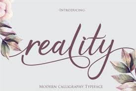 Browse by alphabetical listing, by style, by author or by popularity. Reality Calligraphy Font Fontlot Com