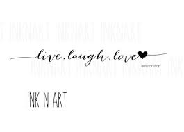 2pcs Live Laugh Love Heart Tattoo Inknart Temporary Tattoo Pack Collection Quote Anchor Bird Love Body Stic Love Wrist Tattoo Laugh Tattoo Live Laugh Love