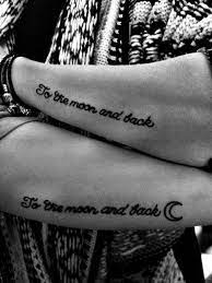 20 I Love You To The Moon And Back Tattoo Ideas Hative Tattoos For Daughters To The Moon And Back Tattoo Mother Daughter Tattoos