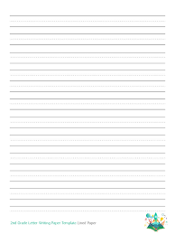 In second grade, students write on a daily basis with the goal of becoming independent writers. 6 Best Second Grade Writing Paper Printable Printablee Com