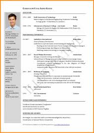 Resume Format Germany Resume Format Job Resume Format Free Resume Template Download Curriculum Vitae