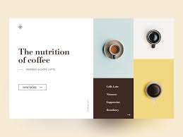Coffee Web Design Concept Web Design Quotes Web Layout Design Web Design