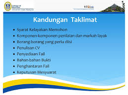 Aktiviti projek keterangan senaraikan aktiviti projek petunjuk prestasi kuantiti kualiti masa kos mana mana yang berkaitan sasaran kerja berdasarkan petunjuk prestasi pencapaian sebenar diisi pada akhir tahun mana yang berkaitan ulasan 1. Sep 18 Tatacara Permohonan Kenaikan Pangkat Staf Akademik Uum Cob Ppt Download