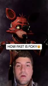 Foxy is FAST! ⚡️#fnaf #foxy #fast