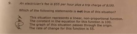 As for the variation for how much you are charged by an electrician per hour, it has to do with many factors. 9 An Electrician S Fee Is 55 Per Hour Plus A Trip Chegg Com