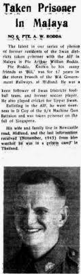 WX7509 Rodda Arthur William (Bill)
