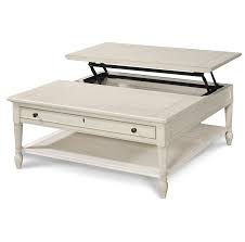 Lift top coffee tables come with several features. Country Chic White Wood Square Coffee Table With Lift Top Zin Home