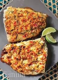 Ikan Kakap Saus Kemiri