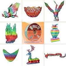 Amazon.com: ATARAXIA ART Silk Rainbow Shiny Fast Multicolor Change PLA  Filament 1.75mm, Quick Random Color Change Material 3D Printing Filament  1Kg/2.2lb Spool, with Filament Storage Bags,Fit All 3D FDM Printers :  Industrial