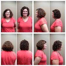 before and after of an ouidad haircut style done by andrea talk about beautiful curls curlyhair shortha curly hair styles short 1910 hairstyles for girls torturiol