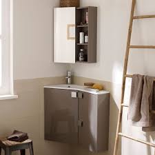 Ensemble meuble étroit de salle de bain simple vasque : Petite Salle De Bain 12 Photos Pour L Amenager Et La Decorer Cote Maison