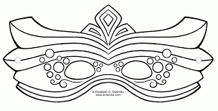 Cut out the template including the eye hole and punch hole on. Masks Coloring Pages Coloring Home