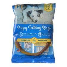 Puppies find savory chicken flavor to be irresistible, helping them to chew teething ring instead of furniture. N Bone Puppy Teething Ring Chicken Flavor
