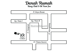 Kalian sudah membuat gambar letak ruangan yang ada di rumah, berdasarkan gambar diatas, apakah yang dimaksud dengan denah! Cara Membuat Denah Rumah Di Photoshop