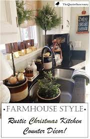 Odom rustic wall decor, hanging mason jar sconces with led fairy lights and milky white silk hydrangea flowers for kitchen, bathroom, bedroom, living room, farmhouse home wall art decor (set of 2) 4.7 out of 5 stars 28 The Quaint Sanctuary Rustic Farmhouse Style Christmas Kitchen Counter Decor