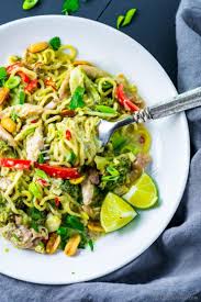 Thai Green Curry Chicken Noodles Recipe Chefdehome Com