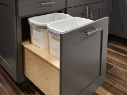 waste or recycle bins crystal cabinets