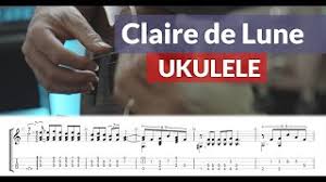 Use your computer keyboard to play this song online at virtual piano. Claire De Lune Debussy Ukulele Tab Youtube