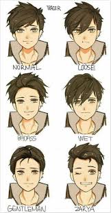 52 Ideas For Drawing Hair Male Tutorials Animationideastutorials Drawing Hair Ideas M 52 Id In 2020 Boy Hair Drawing Anime Faces Expressions Anime Boy Hair