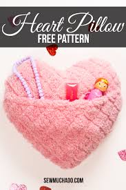 Basic pattern to knit a heart pattern on your knitted wearables and home decor. Heart Pillow Pattern Free Pdf Download Sew Much Ado