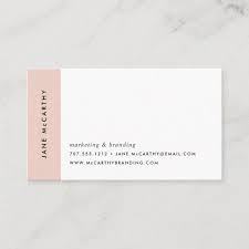 See the best & latest zazzle coupon business cards on iscoupon.com. Modern Minimal Business Cards Blush Zazzle Com In 2021 Minimal Business Card Business Cards Watercolor Makeup Artist Business Cards