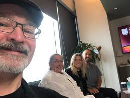 Did some zoom interviews from the Fremantle offices in downtown Burbank Ca!  In the picture me and Angie, Christina, and Brian. So many amazing people  behind the Scenes! Angie and Richard