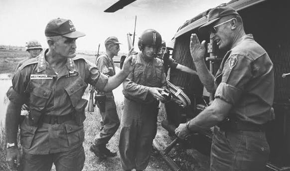 June 7, 1966 - U.S. forces in South Vietnam are preparing for a major  offensive to secure vital highways and the north-south railroad, a maneuver  contingent on the arrival of 100,000 additional