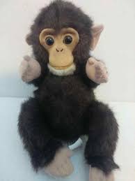 Furreal Friends Newborn Baby Chimpanzee 10 Interactive Electronic Monkey Works Hasbro Fur Real Friends Interactive Baby Baby Chimpanzee