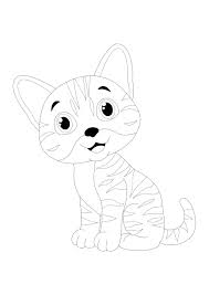 It would be funny for your kid to try and imagine a real cat wearing this silly yet sweet hat. Baby Cat Coloring Pages 2 Free Coloring Sheets 2020