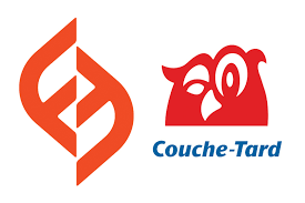 A carrefour logo is seen on a carrefour hypermarket store in antibes. Couche Tard Invests In Cannabis Retailer Fire Flower