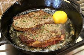 Search for beef steaks on the new getsearchinfo.com Pan Fried Lemon Garlic Rib Eye Steaks Rib Eye Steak Recipes Pan Ribeye Steak Recipes Ribeye Steak