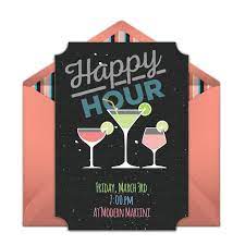Happy Hour Drinks Invitations Happy Hour Drinks Fun Cocktails Invitations