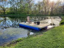 All custom made to your color, and size specifications. Build A Floating Dock With Plastic Barrels Bluebarrel Rainwater