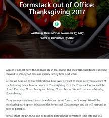 Thanksgiving is a timely reminder to pause and give thanks for the many beautiful things we have in our lives. Overlooked Out Of Office Messages Your Entire Company Should Be Using Formstack Blog