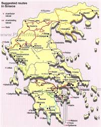 Αποτελείται από την αιτωλοακαρνανία, την ευρυτανία, τη φωκίδα, την φθιώτιδα, τη βοιωτία, την εύβοια και την αττική. Map Of Suggested Routes In Greece Planetware