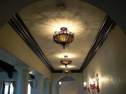 Installing wiring for a ceiling light fixture: Corridor Crown Molding And Light Fixtures Mediterranean Corridor Miami By Elias Benabib Corp Houzz