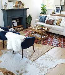 Layers Bohemian Style Living Room Rugs In Living Room Living Room Decor Cozy