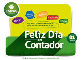 Como contador, no solo contribuye al crecimiento de la empresa u organización pública, también, sus conocimientos y experiencia, son en todas las empresas, organizaciones y entidades, el contador público es ficha clave y eje de las decisiones fundamentales que toma cada día la gerencia; Dia Del Contador Publico Empas S A Esp