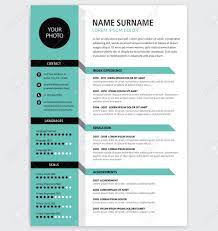Send resume concept computer keyboard with send resume on green enter button background, selected focus. Creative Cv Resume Template Teal Green Color Background Minimalist Royalty Free Cliparts Vectors And Stock Illustration Image 92761669