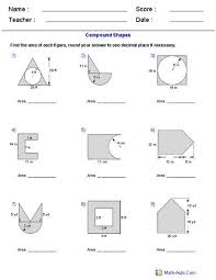 Compound Area Worksheet Gambarin Us Post Date 10 Nov 2018 78 Source Http W Geometry Worksheets Shapes Worksheets Area And Perimeter Worksheets