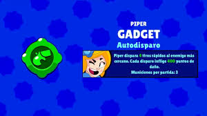 All the website who provide the brawl stars free brawl stars cheats is a first real working tool for hack game. Brawl Stars Piper Gadget Autodisparo Youtube