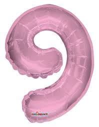 14 Airfill With Valve Only Number 9 Light Pink Balloon Bargain Balloons Mylar Balloons And Foil Balloons